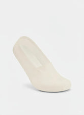 KMOWO Bamboo No Show Socks 1-Pack-Lvory White