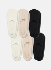 KMOWO Bamboo No Show Socks 6-Pack