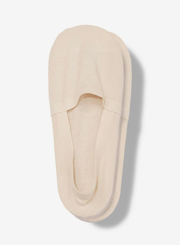 KMOWO Bamboo No Show Socks 1-Pack-Almond Beige